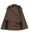 Burberry Chaqueta Poncho Tec Verde Militar Imperm In Brown