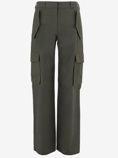 Burberry Cotton Cargo Cargo Pants In Green