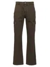 Burberry Cargo Trousers With Belt Loops And Stitch Detailing