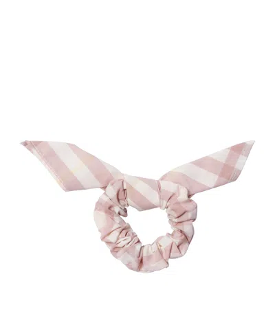 Burberry Kids' Check Cotton Scrunchie In Multi