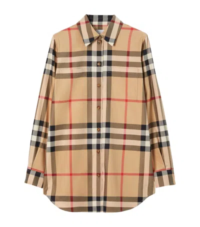 BURBERRY COTTON CHECK SHIRT