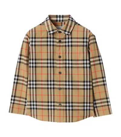 BURBERRY COTTON CHECK SHIRT
