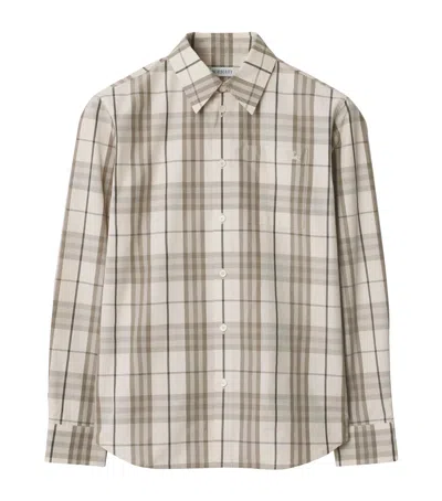 BURBERRY COTTON CHECK SHIRT