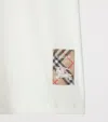 Burberry Cotton Check-trim T-shirt In White