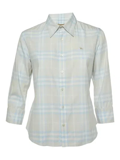 Pre-owned Burberry Cotton Checked Shirt