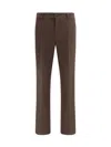 Burberry Men Cotton Chino Pants In Gold