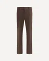 Burberry Men Cotton Chino Pants In Brown