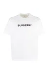 Burberry Oversized T-shirt That Sports The House Logo On The Front In White