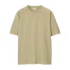 Burberry T-shirt Oversize In Cotone Cappuccino Uomo