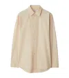 BURBERRY COTTON EDK EMBROIDERY SHIRT