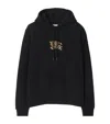 Burberry Simon Hoodie With Front Pocket And Hood In Black