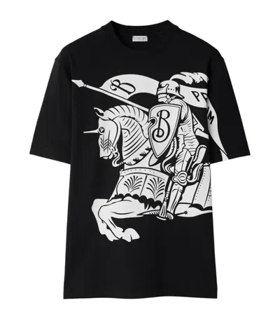 Burberry Short Sleeve T-shirt In Black