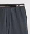 Burberry Cotton Ekd Shorts In Gray