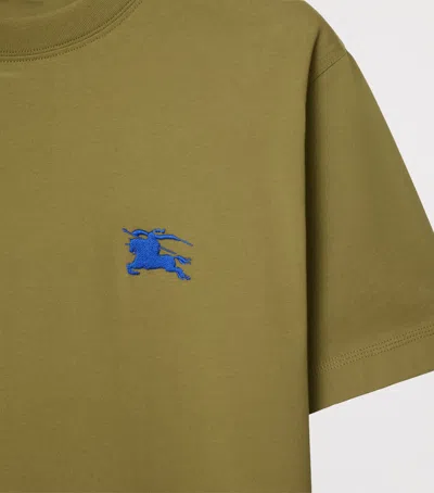 Burberry Cotton Ekd T-shirt In Green