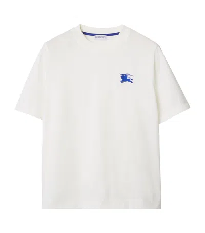 Burberry Cotton Ekd T-shirt In White