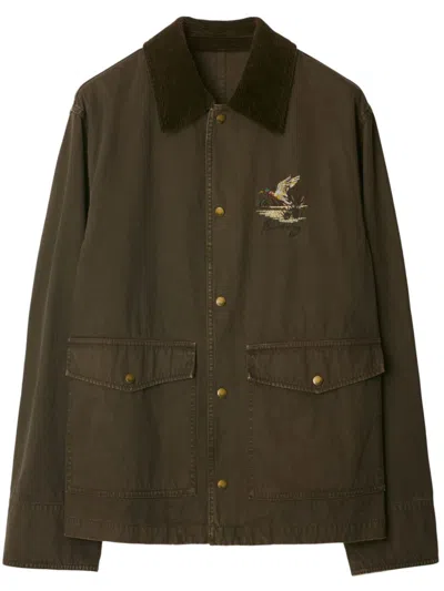 Burberry Jacke Im Utility-look In Grün