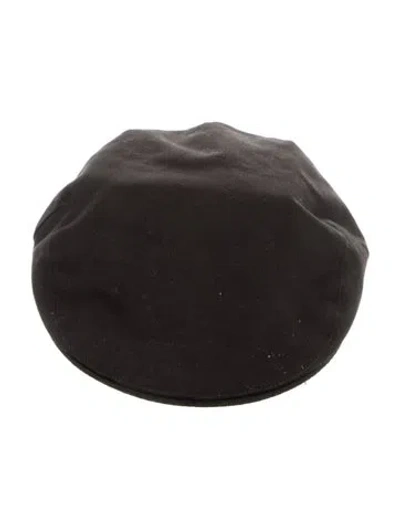Pre-owned Burberry Cotton Flat Cap In Black