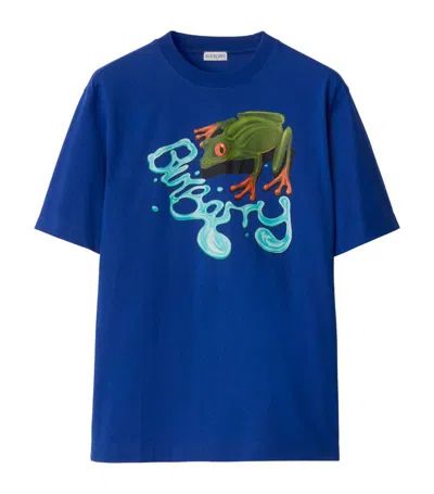 BURBERRY COTTON FROG PRINT T-SHIRT