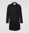 Burberry Camden Water Resistant Cotton Gabardine Car Coat In Black