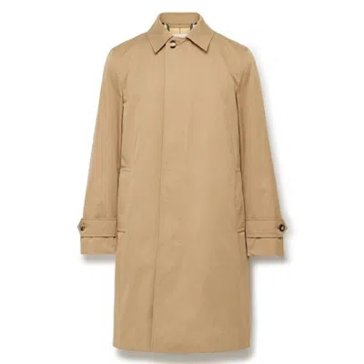 Burberry Water-resistant Cotton Car Coat In Multi