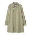 Burberry Garbardine Cotton Coat In Neutrals