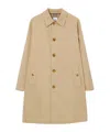 Burberry Reversible Gabardine Car Coat In Nude