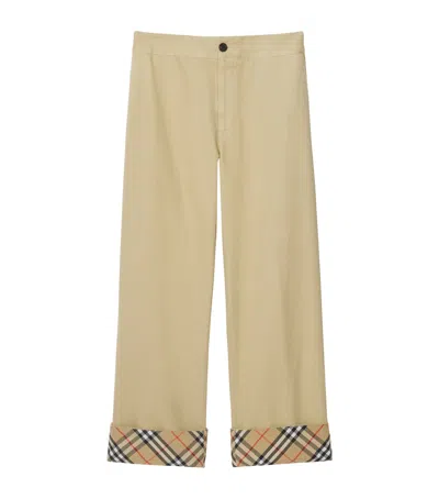 Burberry Pants In Neutral