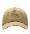 Burberry Cotton Gabardine Knight Stamp Cap In Neutral