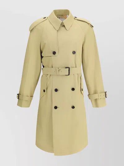 Burberry "highbury" Trench Coat In Green