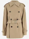 BURBERRY DOUBLE BREASTED BELTED TRENCH COAT