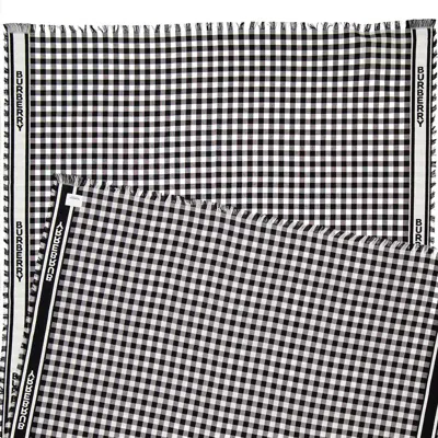 Burberry Cotton Gingham Check Scarf