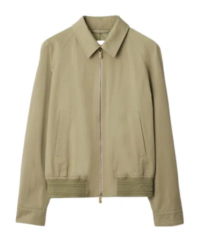 BURBERRY BURBERRY LONG SLEEVED ZIP-UP JACKET