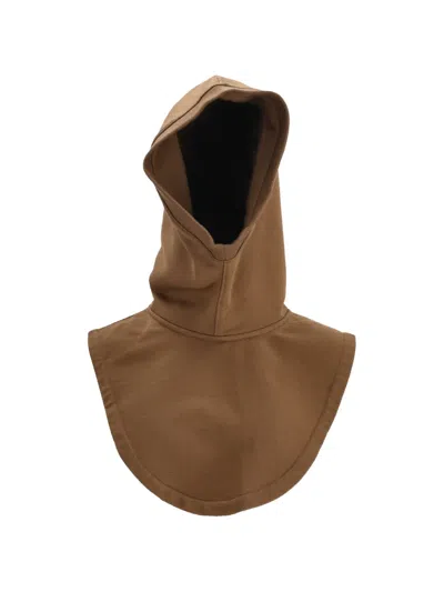 Pre-owned Burberry Cotton Hooded Dickey In Brown