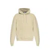 Burberry Cotton Hooded Sweatshirt Men In Beige