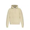 Burberry Cotton Hooded Sweatshirt Men In Neutral