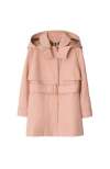 Burberry Cotton Hooded Trench Coat
