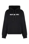 Burberry Cotton Hoodie In Blue