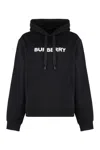 Burberry Cotton Hoodie In Blue