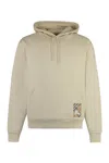 Burberry Hoodie With Drawstring Hood And Kangaroo Pocket In Beige