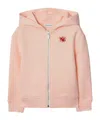 Burberry Girl's Logo-print Ladybug Graphic Hoodie In Nude