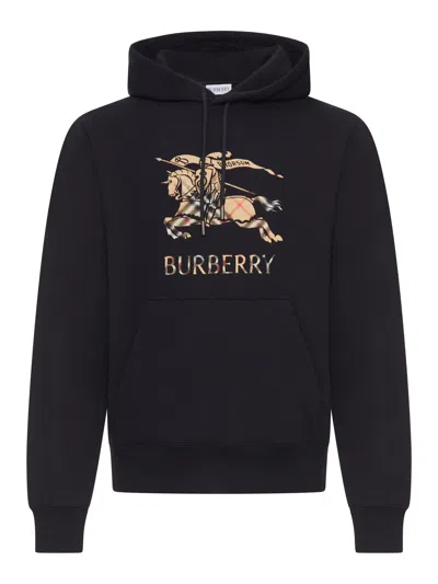 BURBERRY COTTON HOODIE WITH EKD
