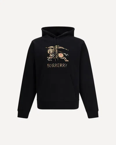 BURBERRY COTTON HOODIE WITH FADED EKD