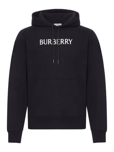BURBERRY COTTON HOODIE WITH LOGO
