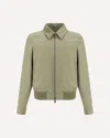 Burberry Cotton Jacket With Collar And Pockets In Neutral