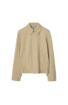 Burberry Paneled Cotton-canvas Jacket In Beige