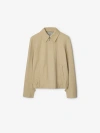 Burberry Paneled Cotton-canvas Jacket In Beige