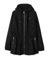Burberry Long-sleeved Long Casual Jacket In Black