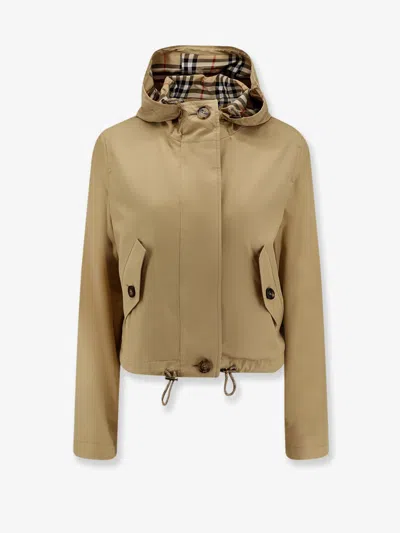 Burberry Cotton Jacket In Multi