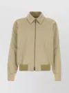 Burberry Cotton Jacket With Collar And Pockets