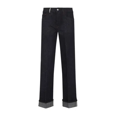 Burberry Cotton Jeans In Black